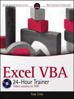 cover image of Excel VBA 24-Hour Trainer